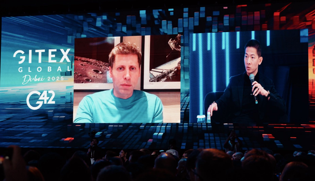 OpenAI CEO Sam Altman & G42 Group CEO Peng Xiao discuss future AI-Native Societies at GITEX GLOBAL 2025